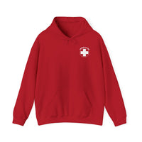 Load image into Gallery viewer, Jesus Saves Lifeguard Hoodie
