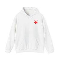 Load image into Gallery viewer, Jesus Saves Lifeguard Hoodie
