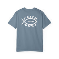 Load image into Gallery viewer, Faith Over Fear Fish Tee
