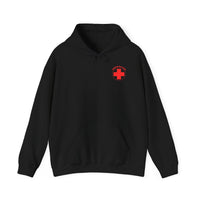 Load image into Gallery viewer, Jesus Saves Lifeguard Hoodie
