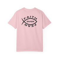 Load image into Gallery viewer, Faith Over Fear Fish Tee
