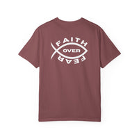 Load image into Gallery viewer, Faith Over Fear Fish Tee
