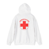 Load image into Gallery viewer, Jesus Saves Lifeguard Hoodie
